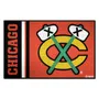 Fan Mats Chicago Blackhawks Starter Accent Rug - 19In. X 30In. Uniform Design