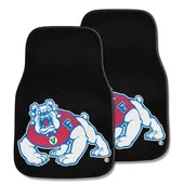 Fan Mats Fresno State Bulldogs Carpet Car Mat Set - 2 Pieces