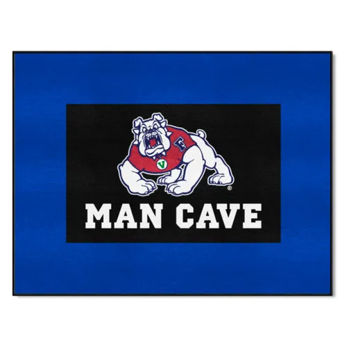 Fan Mats Fresno State Bulldogs Man Cave All-Star Rug - 34 In. X 42.5 In.