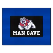 Fan Mats Fresno State Bulldogs Man Cave All-Star Rug - 34 In. X 42.5 In.