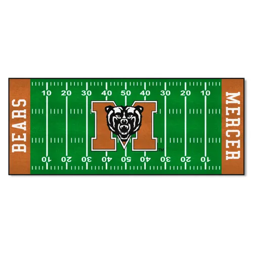 Fan Mats Mercer Bears Field Runner Mat - 30In. X 72In.