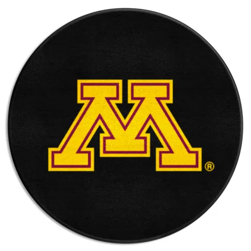 Fan Mats Minnesota Golden Gophers Hockey Puck Rug - 27In. Diameter