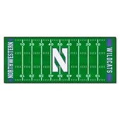 Fan Mats Northwestern Wildcats Field Runner Mat - 30In. X 72In.