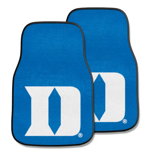 Fan Mats Duke Blue Devils Carpet Car Mat Set - 2 Pieces