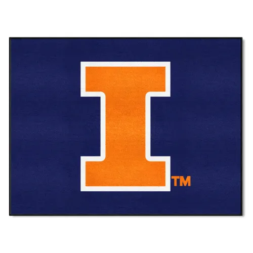 Fan Mats Illinois Illini All-Star Rug - 34 In. X 42.5 In.