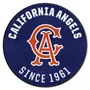 Fan Mats California Angels Roundel Rug - 27In. Diameter