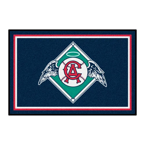 Fan Mats California Angels 4Ft. X 6Ft. Plush Area Rug