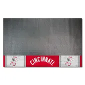 Fan Mats Cincinnati Reds Vinyl Grill Mat - 26In. X 42In.