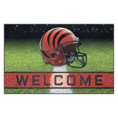 Fan Mats Cincinnati Bengals Rubber Door Mat - 18In. X 30In.