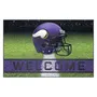 Fan Mats Minnesota Vikings Rubber Door Mat - 18In. X 30In.