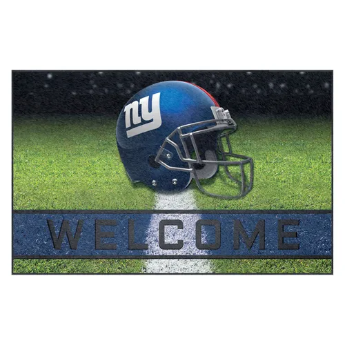 Fan Mats New York Giants Rubber Door Mat - 18In. X 30In.