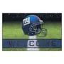 Fan Mats New York Giants Rubber Door Mat - 18In. X 30In.