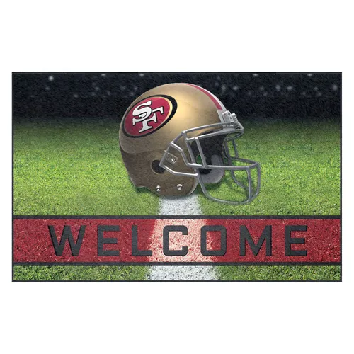 Fan Mats San Francisco 49Ers Rubber Door Mat - 18In. X 30In.