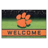 Fan Mats Clemson Tigers Rubber Door Mat - 18In. X 30In.