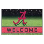 Fan Mats Alabama Crimson Tide Rubber Door Mat - 18In. X 30In.