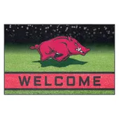 Fan Mats Arkansas Razorbacks Rubber Door Mat - 18In. X 30In.