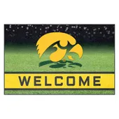 Fan Mats Iowa Hawkeyes Rubber Door Mat - 18In. X 30In.