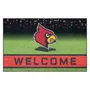 Fan Mats Louisville Cardinals Rubber Door Mat - 18In. X 30In.