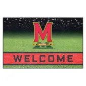 Fan Mats Maryland Terrapins Rubber Door Mat - 18In. X 30In.