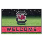 Fan Mats South Carolina Gamecocks Rubber Door Mat - 18In. X 30In.