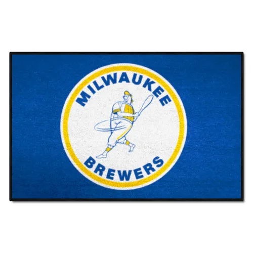 Fan Mats Milwaukee Brewers Starter Accent Rug - 19In. X 30In.