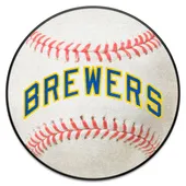 Fan Mats Milwaukee Brewers Baseball Rug - 27In. Diameter