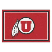 Fan Mats Utah Utes 5Ft. X 8 Ft. Plush Area Rug