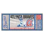 Fan Mats Atlanta Braves Ticket Runner Rug - 30In. X 72In.