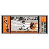 Fan Mats Baltimore Orioles Ticket Runner Rug - 30In. X 72In.