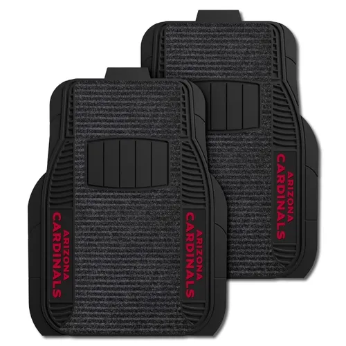 Fan Mats Arizona Cardinals 2 Piece Deluxe Car Mat Set