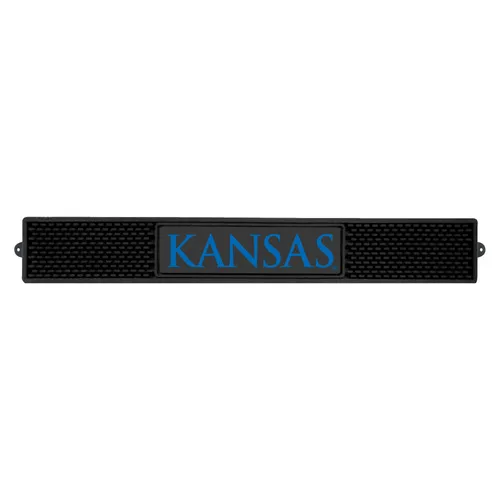 Fan Mats Kansas Jayhawks Bar Drink Mat - 3.25In. X 24In.