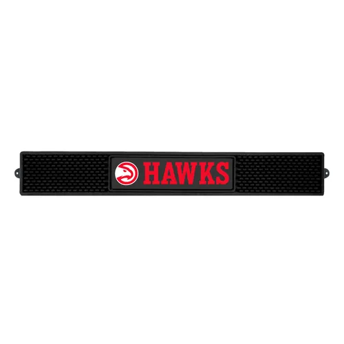 Fan Mats Atlanta Hawks Bar Drink Mat - 3.25In. X 24In.