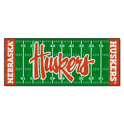 Fan Mats Nebraska Cornhuskers Field Runner Mat - 30In. X 72In.