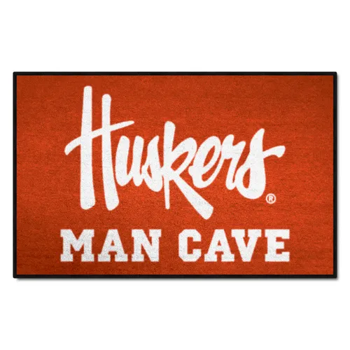 Fan Mats Nebraska Cornhuskers Man Cave Starter Accent Rug - 19In. X 30In.