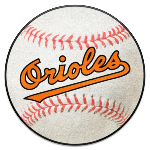 Fan Mats Baltimore Orioles Baseball Rug - 27In. Diameter