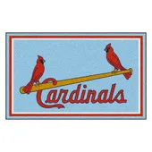 Fan Mats St. Louis Cardinals 4Ft. X 6Ft. Plush Area Rug