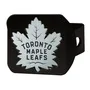 Fan Mats Toronto Maple Leafs Black Metal Hitch Cover With Metal Chrome 3D Emblem