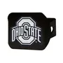 Fan Mats Ohio State Buckeyes Black Metal Hitch Cover With Metal Chrome 3D Emblem
