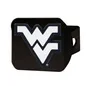 Fan Mats West Virginia Mountaineers Black Metal Hitch Cover With Metal Chrome 3D Emblem