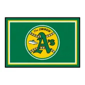 Fan Mats Oakland Athletics 4Ft. X 6Ft. Plush Area Rug