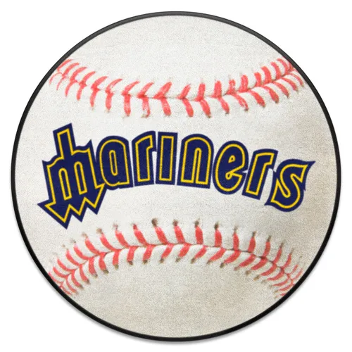 Fan Mats Seattle Mariners Baseball Rug - 27In. Diameter