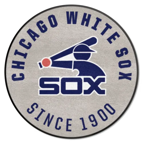 Fan Mats Chicago White Sox Roundel Rug - 27In. Diameter