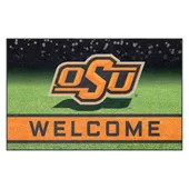 Fan Mats Oklahoma State Cowboys Rubber Door Mat - 18In. X 30In.