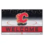 Fan Mats Calgary Flames Rubber Door Mat - 18In. X 30In.