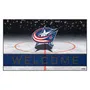 Fan Mats Columbus Blue Jackets Rubber Door Mat - 18In. X 30In.