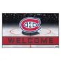 Fan Mats Montreal Canadiens Rubber Door Mat - 18In. X 30In.