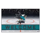 Fan Mats San Jose Sharks Rubber Door Mat - 18In. X 30In.