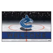 Fan Mats Vancouver Canucks Rubber Door Mat - 18In. X 30In.