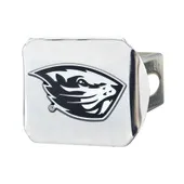 Fan Mats Oregon State Beavers Chrome Metal Hitch Cover With Chrome Metal 3D Emblem