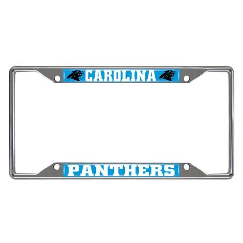 Fan Mats Carolina Panthers Metal License Plate Frame